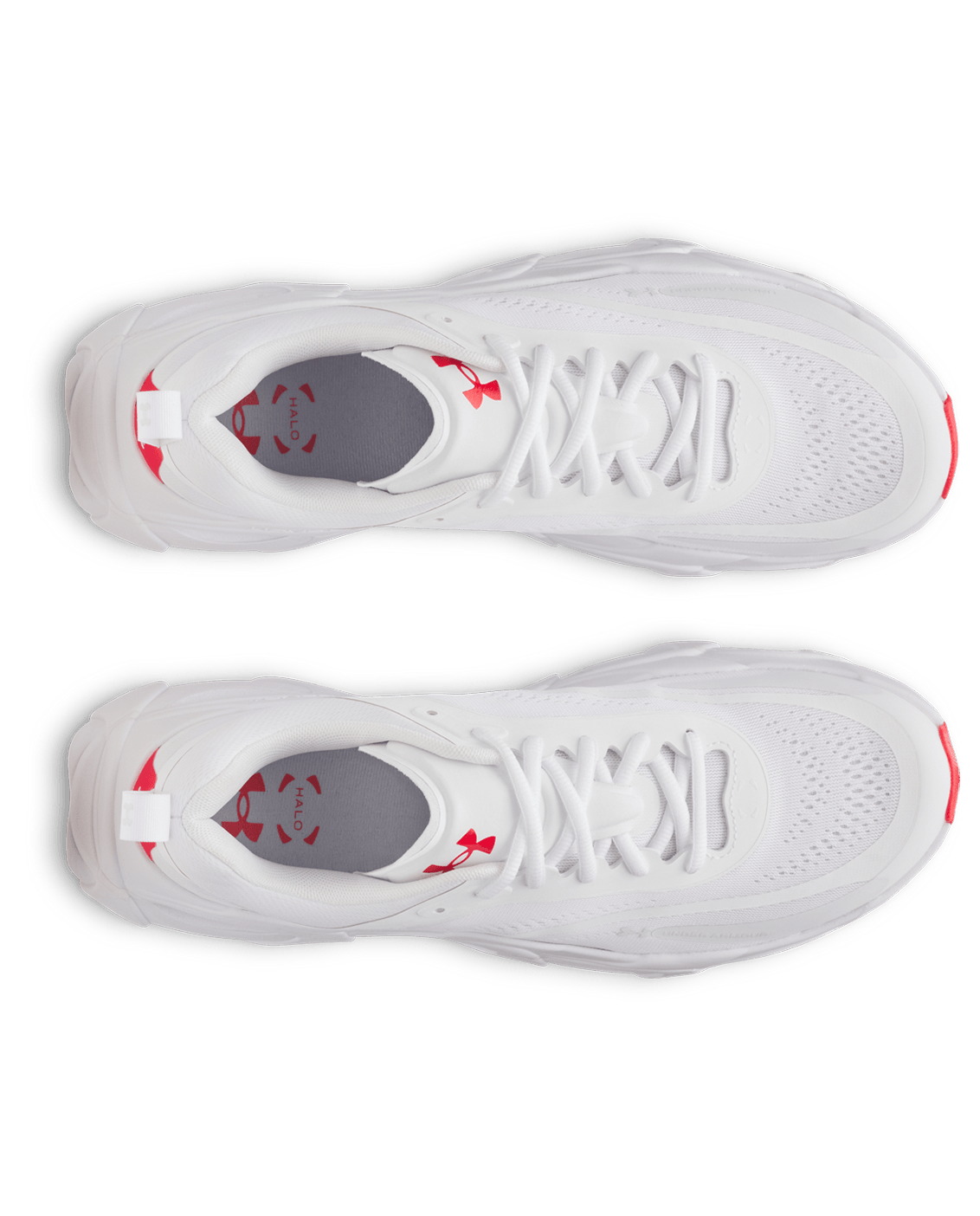 Under Armour Footwear Mens Halo Racer - White/RacerRed