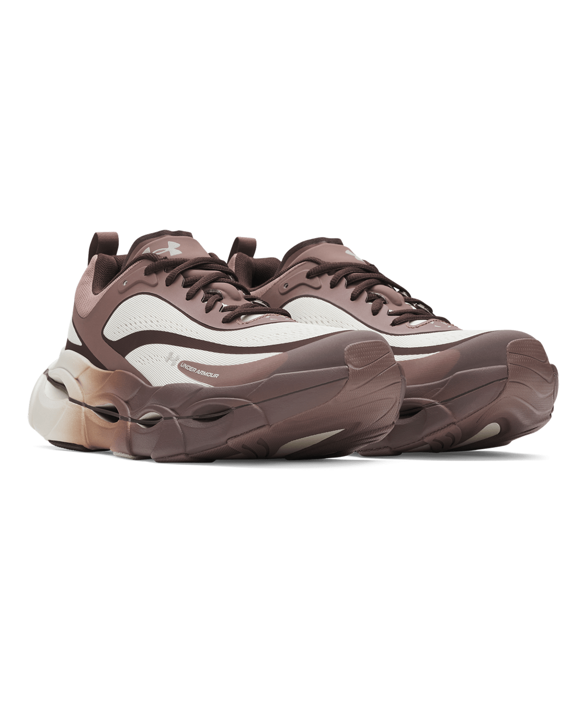 Under Armour Footwear Mens Halo Racer - SumitWHT/KonaBrown/SierraTaupe