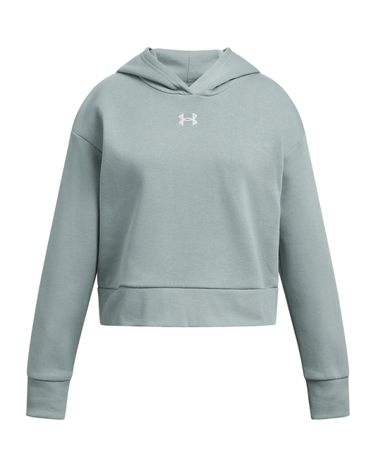 Under Armour Apparel Girls' UA Rival Fleece Crop Hoodie