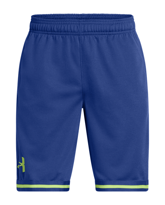 Under Armour Apparel Boys Perimeter Short - TechBlue/MorphGreen