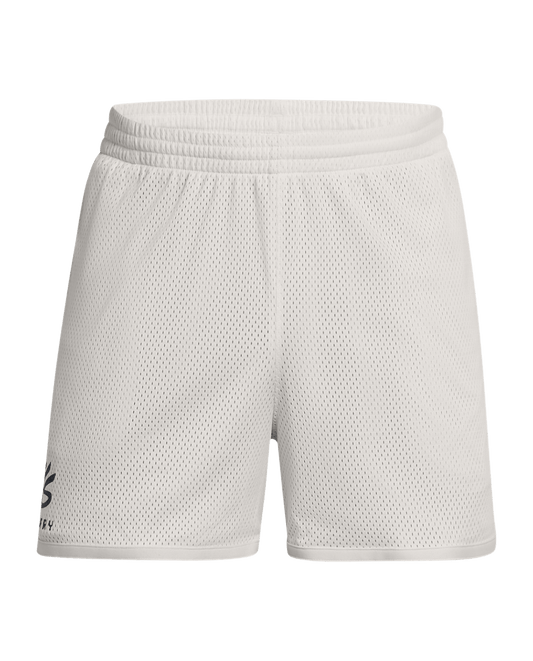 Under Armour Apparel Mens Curry Splash Short - WhiteClay/Black