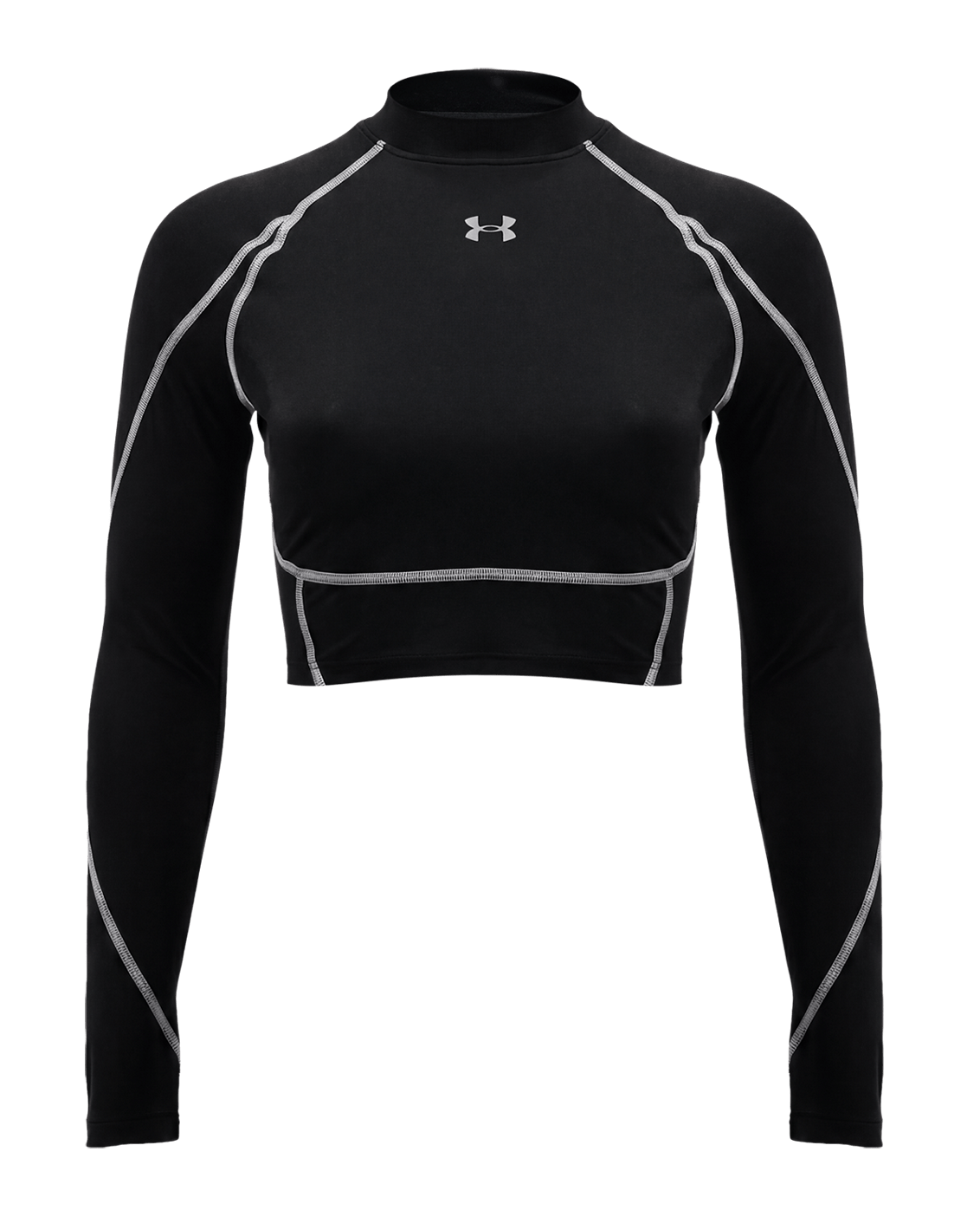 Under Armour HeatGear® Elite Women's Crop Mock Long Sleeve
