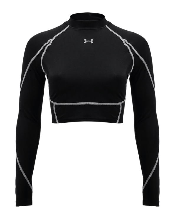 Under Armour HeatGear® Elite Women's Crop Mock Long Sleeve
