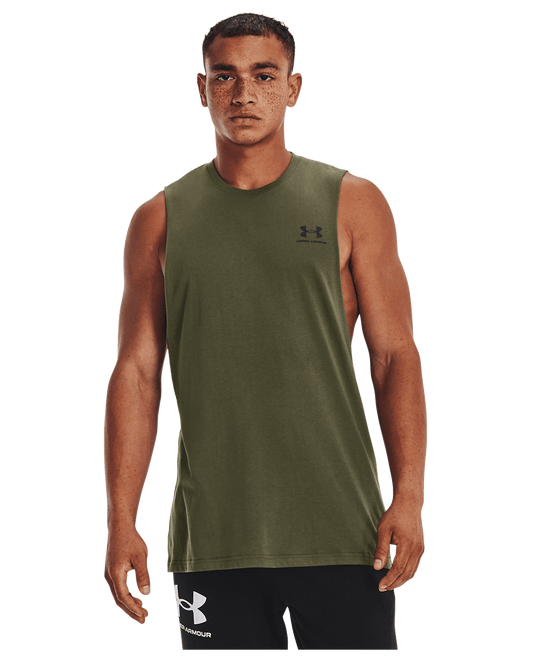 Under Armour Apparel UA Left Chest Cut-Off Men's Tank