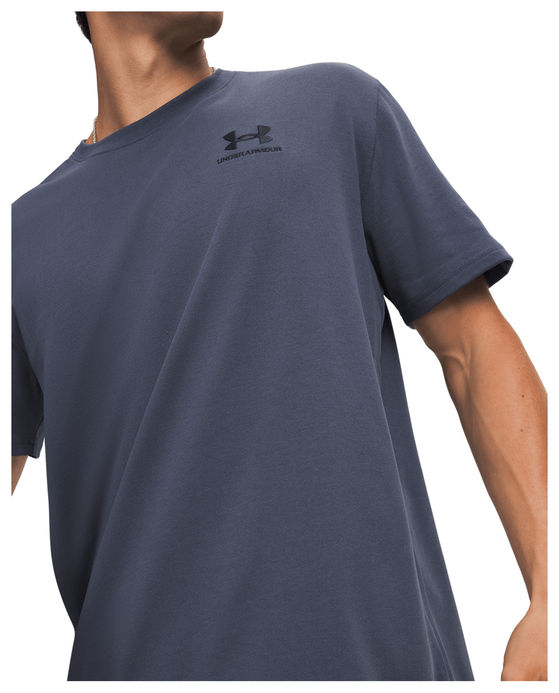 Under Armour Apparel Men's UA Logo Embroidered Heavyweight Short Sleeve Men's Short Sleeve