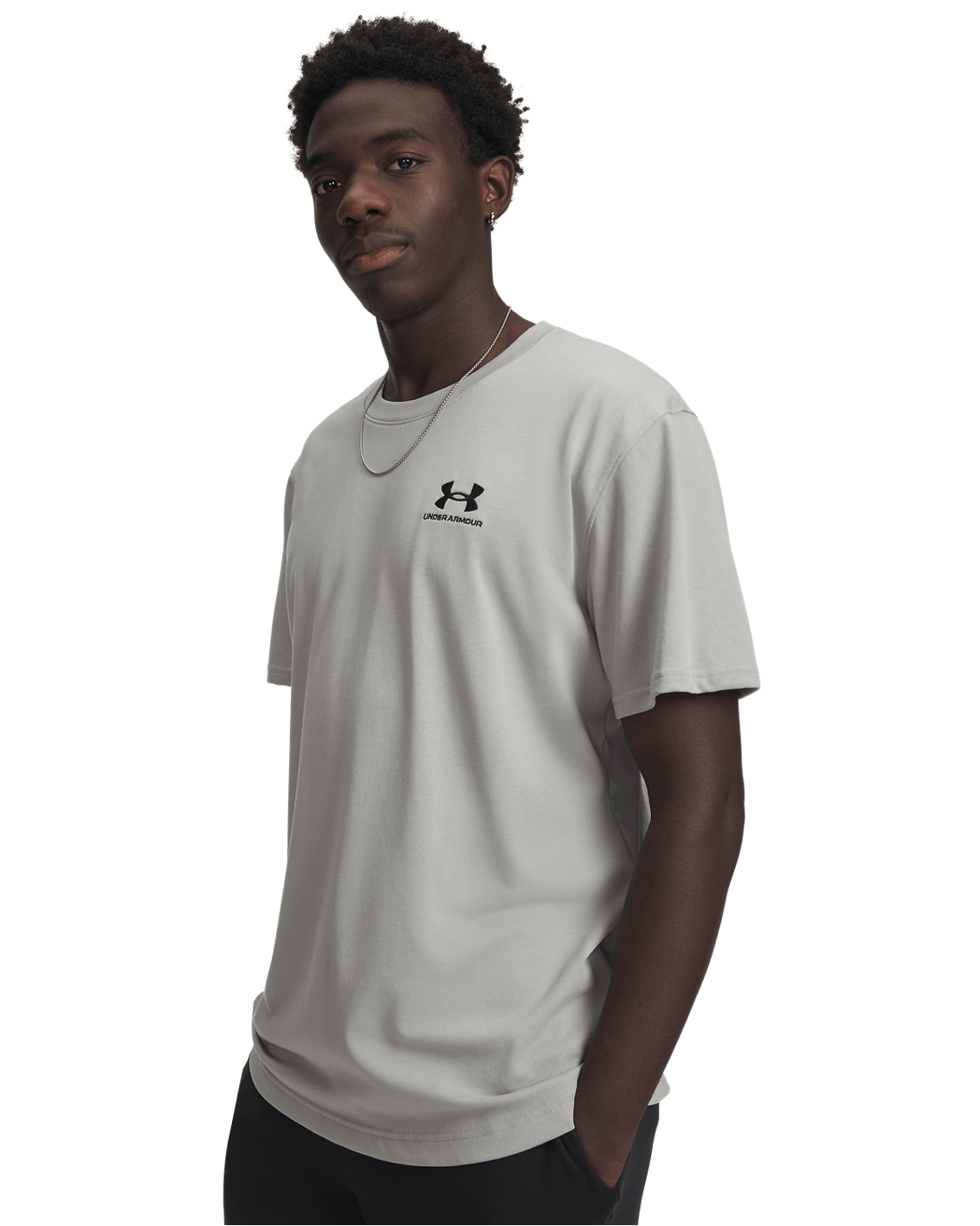 Under Armour Apparel Men's UA Logo Embroidered Heavyweight Short Sleeve Men's Short Sleeve