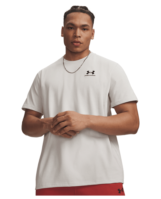 Under Armour Men's UA Logo Embroidered Heavyweight Short Sleeve Men's Short Sleeve