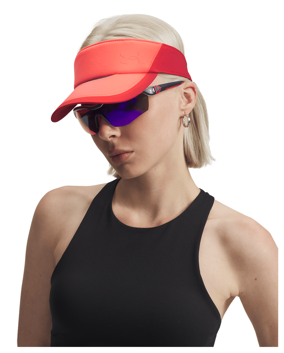 Under Armour Accessories ElectricTANG/VenomRed/Reflect / OSFM UA Velociti Women's Visor