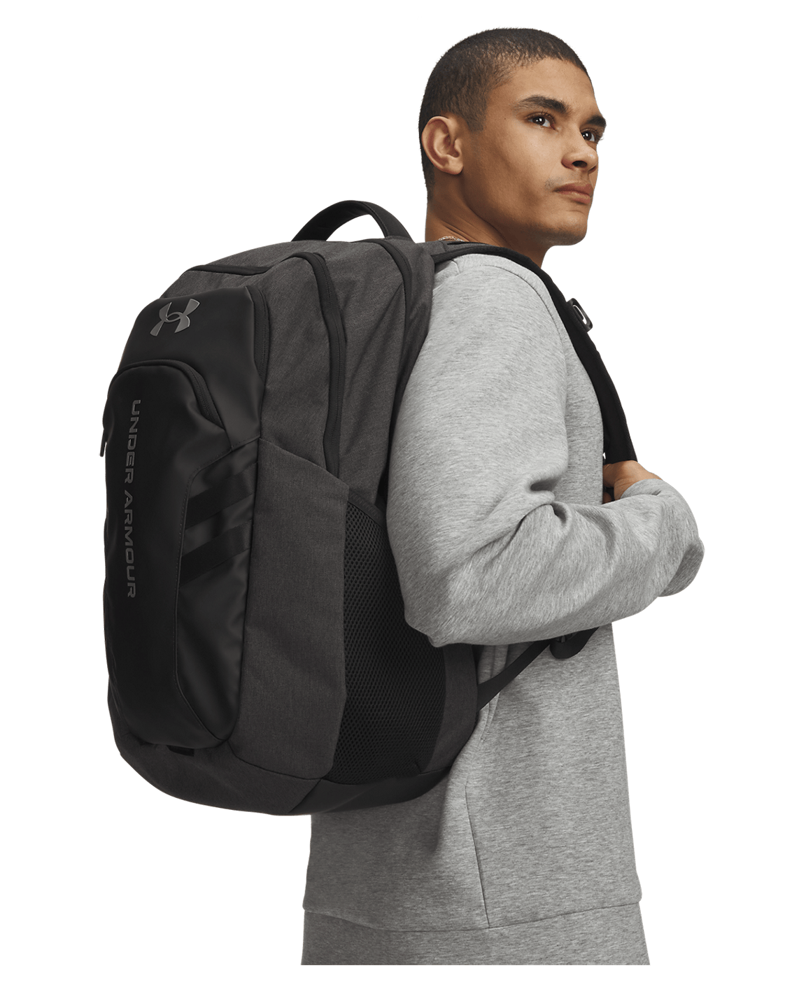 Under Armour Accessories BLKFullHeathr/BLK/MetallicSLVR / OSFM UA Hustle 6.0 Pro Backpack