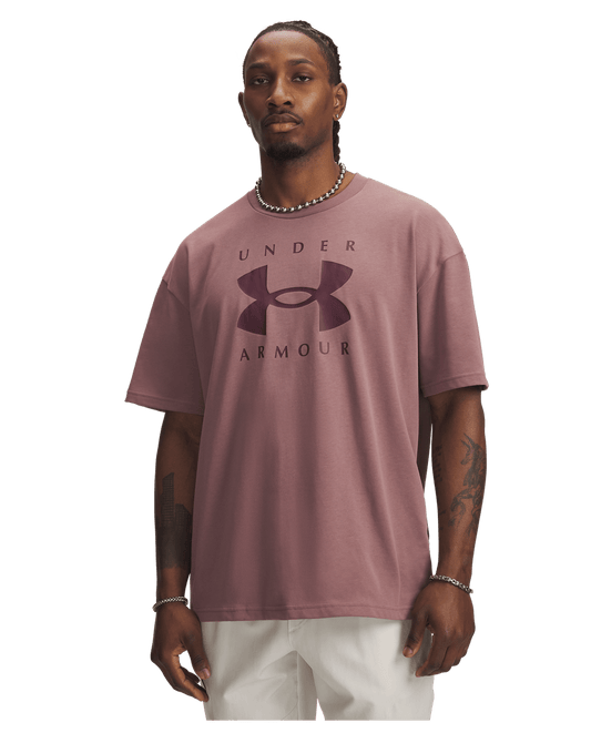 Under Armour Apparel UA Heavyweight Branded Men's Oversized Short Sleeve