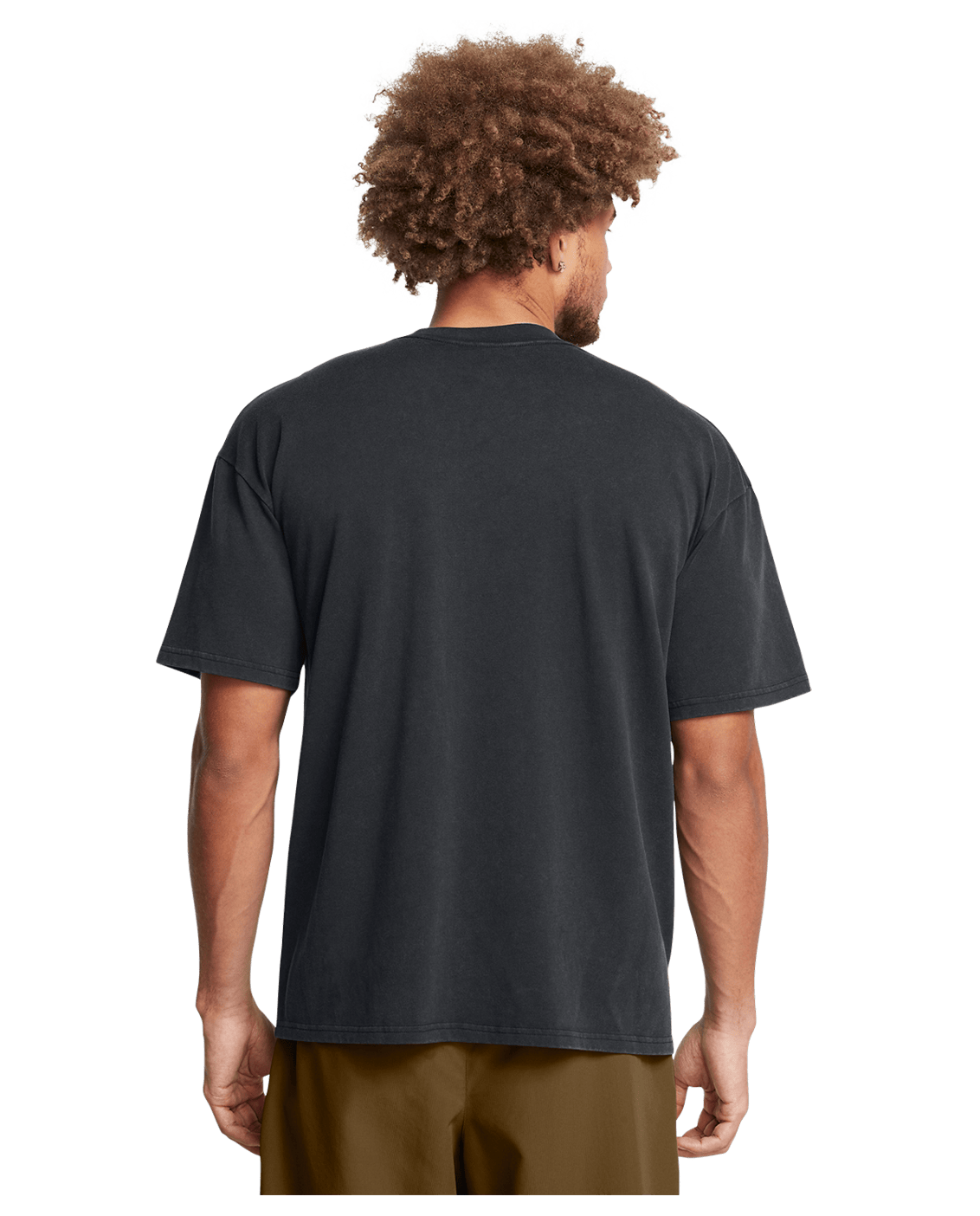 Under Armour Apparel UA Heavyweight Logo Wash Men's Oversized Short Sleeve
