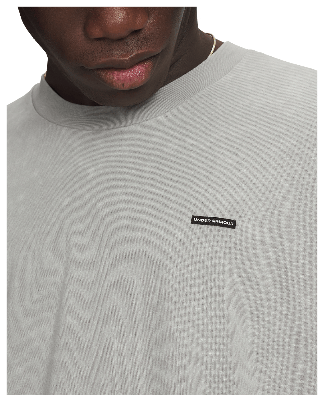 Under Armour Apparel UA Heavyweight Logo Wash Men's Oversized Short Sleeve