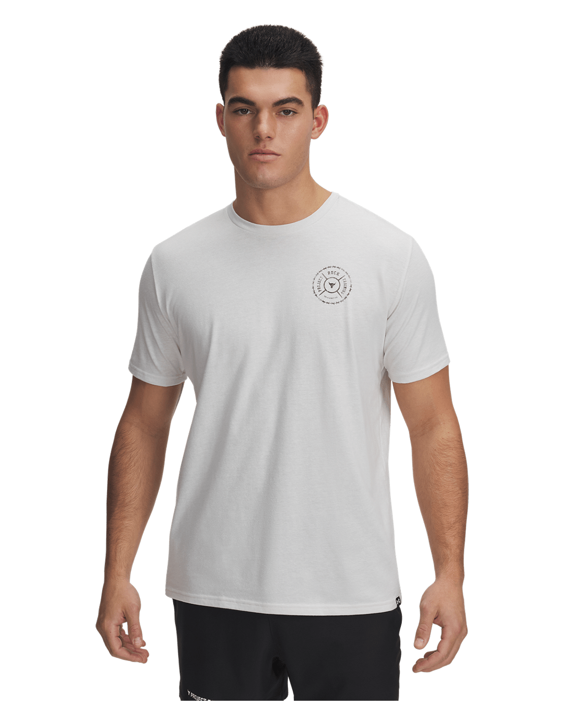 Under Armour Apparel Project Rock Wire Men's Short Sleeve