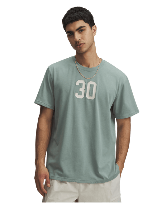 Under Armour Apparel Men's Curry Heavyweight Verbiage T-Shirt