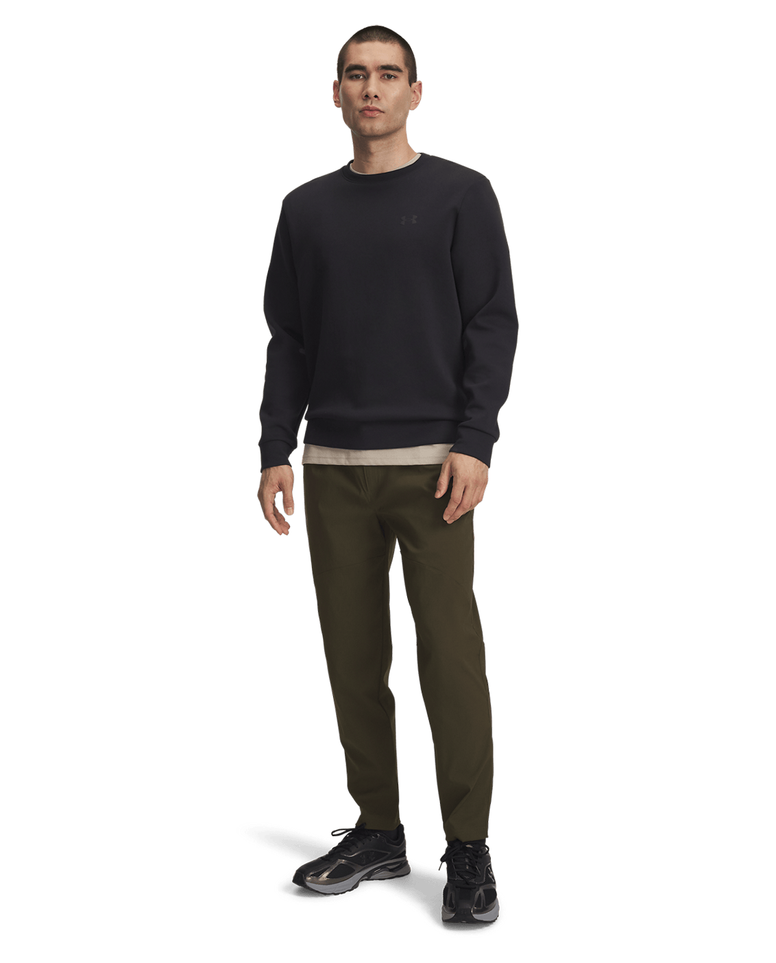 Under Armour Mens Unstoppable WVN TX TAPER - ExpeditionGreen/Black