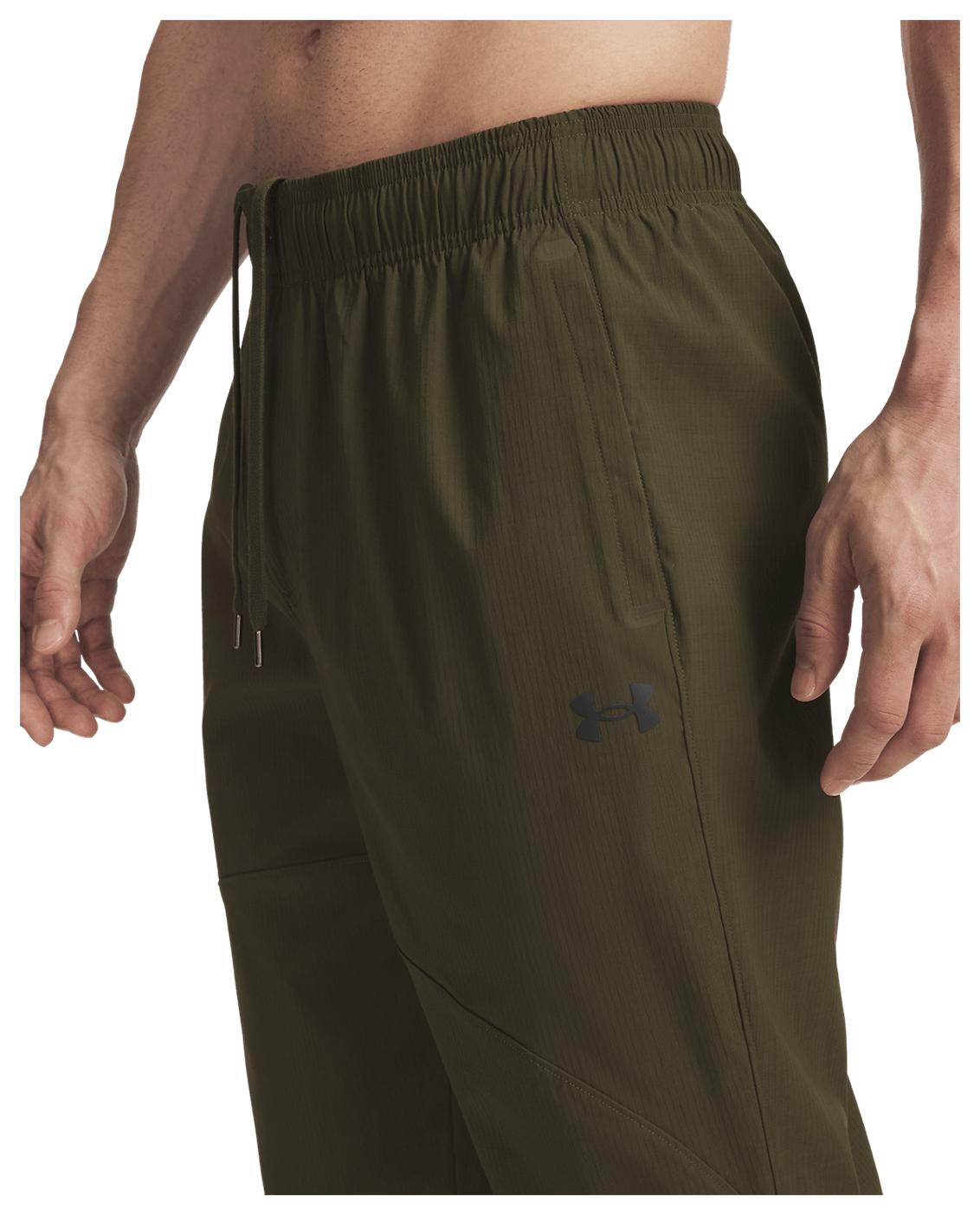 Under Armour Mens Unstoppable WVN TX TAPER - ExpeditionGreen/Black