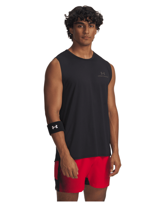 Under Armour Apparel Mens Vanish Energy Sleeveless - Black/Black
