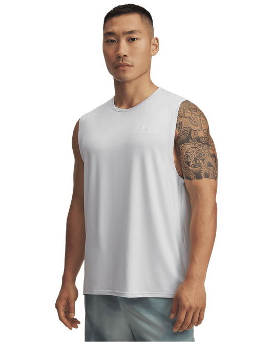 Under Armour Apparel Mens Vanish Energy Sleeveless - DistantGray/DistantGray