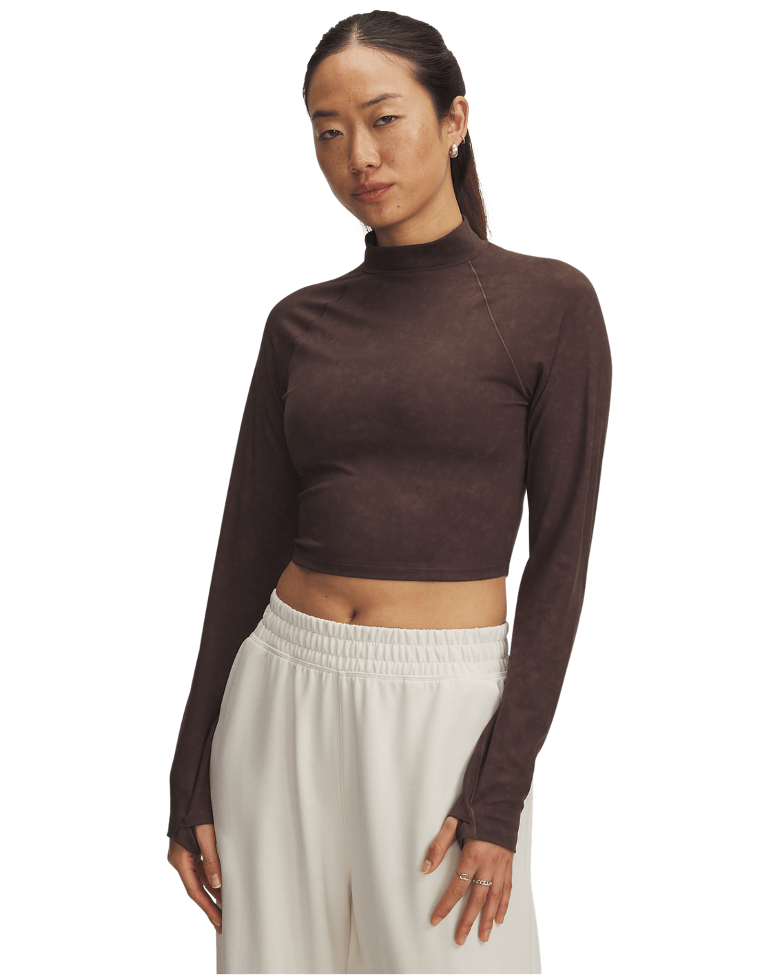 Under Armour Apparel UA Meridian Suede Effect Women's Long Sleeve