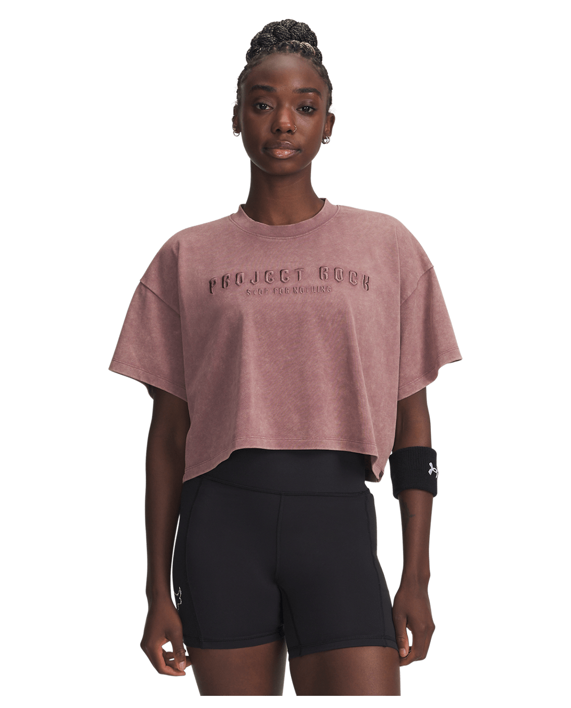 Under Armour Apparel Project Rock Statement Graphic Women's Short Sleeve