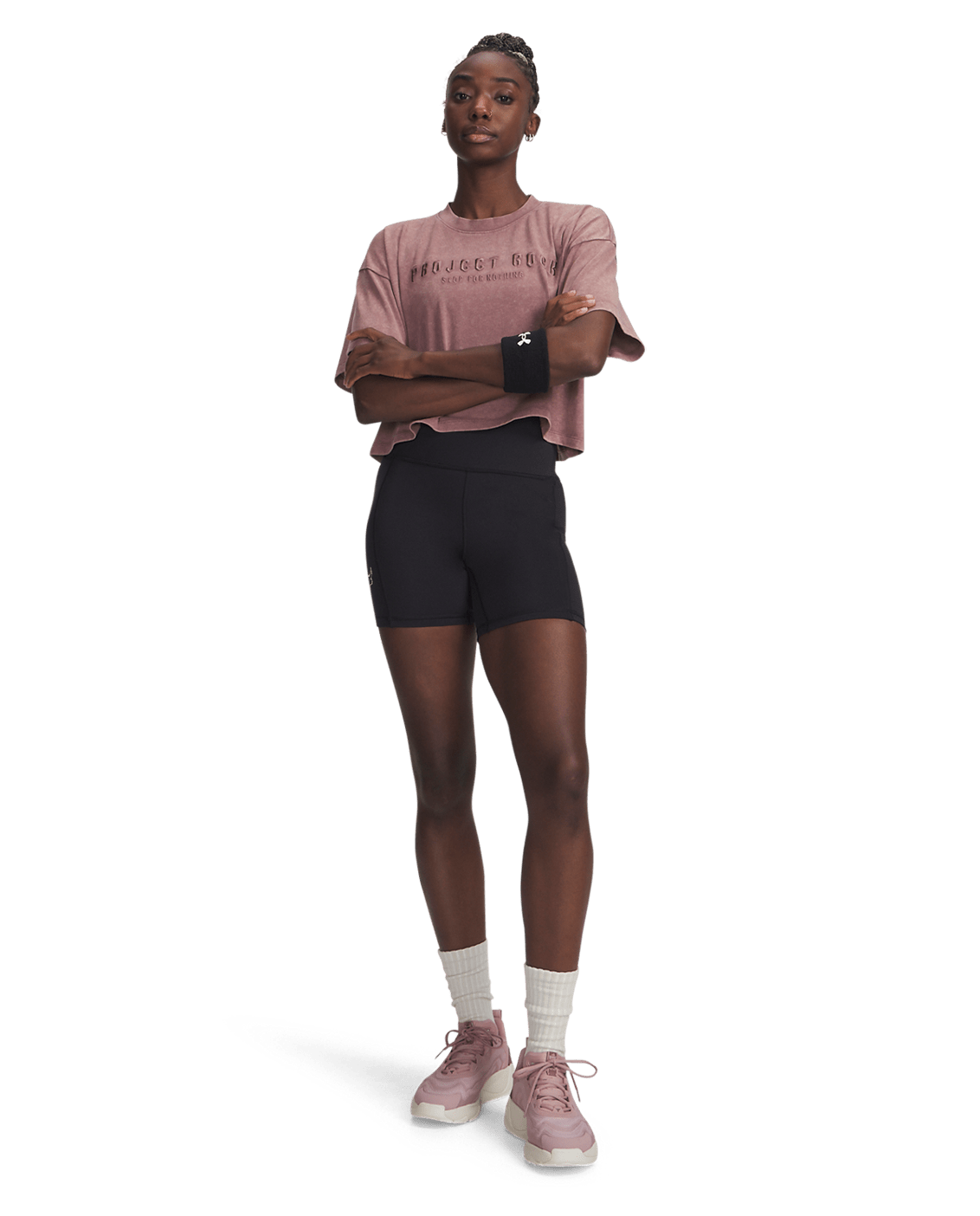 Under Armour Apparel Project Rock Statement Graphic Women's Short Sleeve