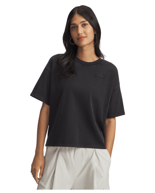 Under Armour Apparel UA Boxy Wash Heavyweight Women's Short Sleeve