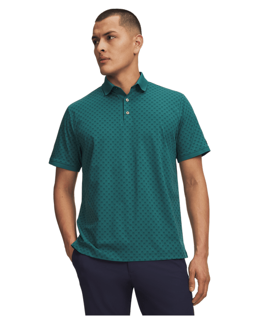 Under Armour Apparel UA ArmourDry Print Rib Men's Polo