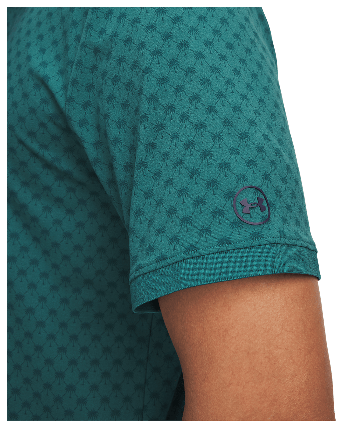 Under Armour Apparel UA ArmourDry Print Rib Men's Polo