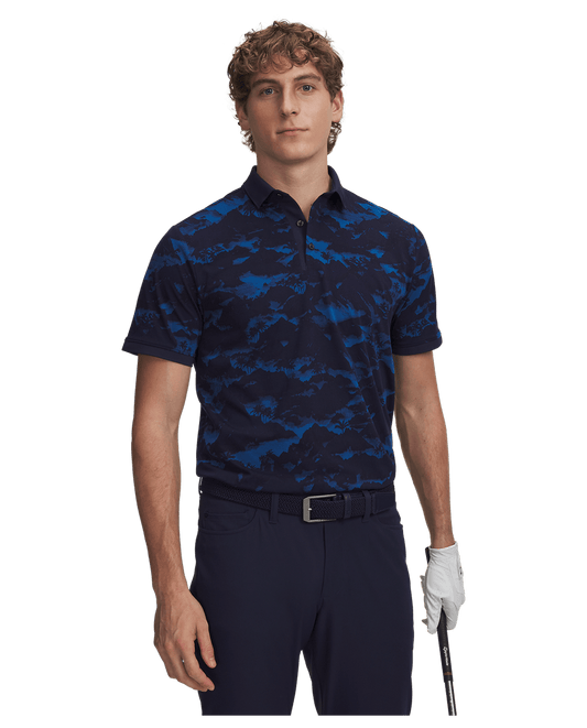 Under Armour Apparel UA ArmourDry Print Rib Men's Polo