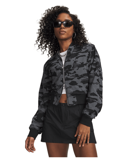 Under Armour Apparel UA Unstoppable Mesh Camo Women's Bomber Jacket