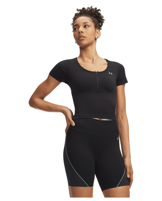 Under Armour UA Vanish Seamless Women's Crop Zip Short Sleeve