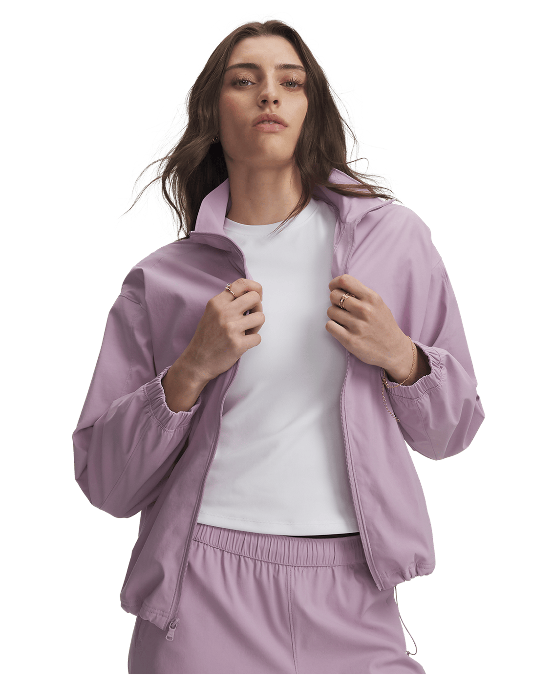 Under Armour Apparel UA Unstoppable Woven Women's Full Zip