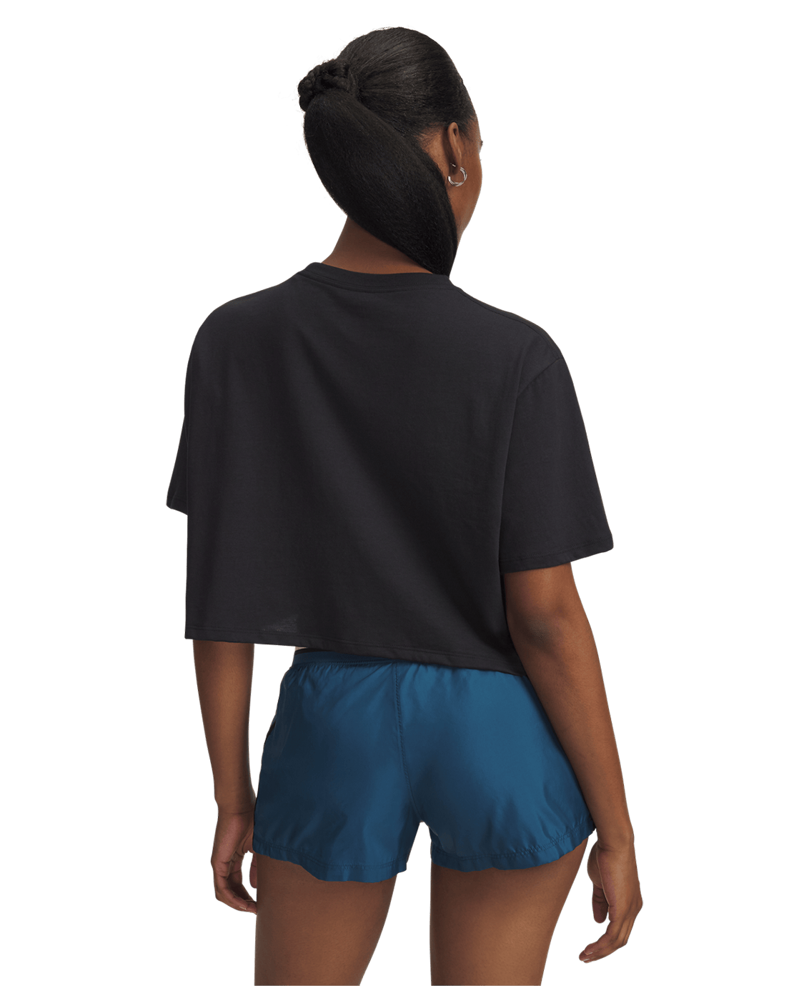 Under Armour Apparel UA Wordmark Women's Crop Short Sleeve