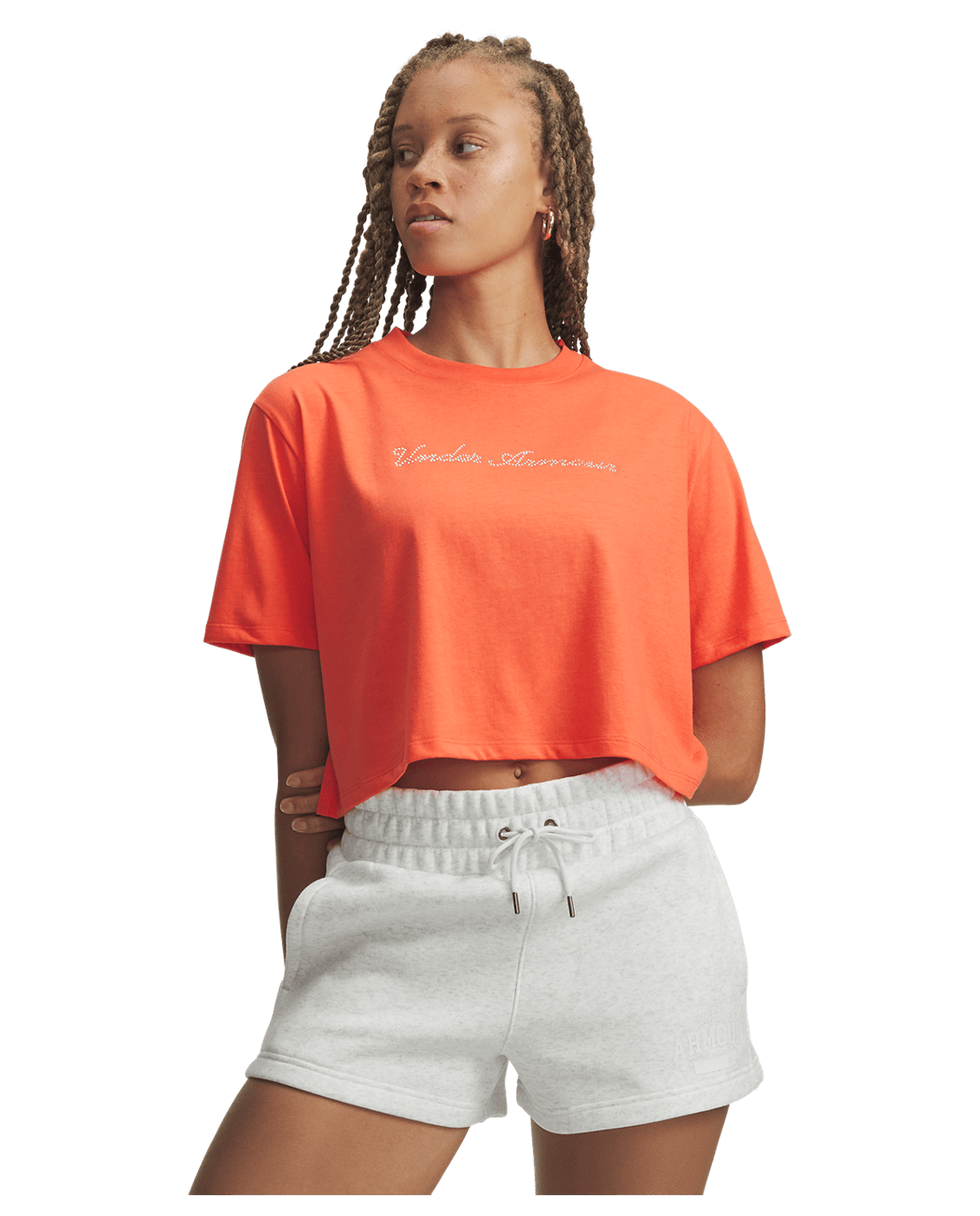 Under Armour UA Wordmark Women's Crop Short Sleeve