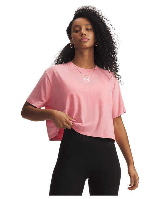 Under Armour Apparel UA Rival Boxy Wash Women's T-Shirt