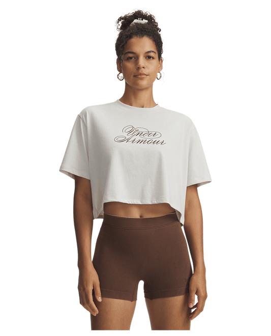 Under Armour UA W SCRIPTHEART CROP SS