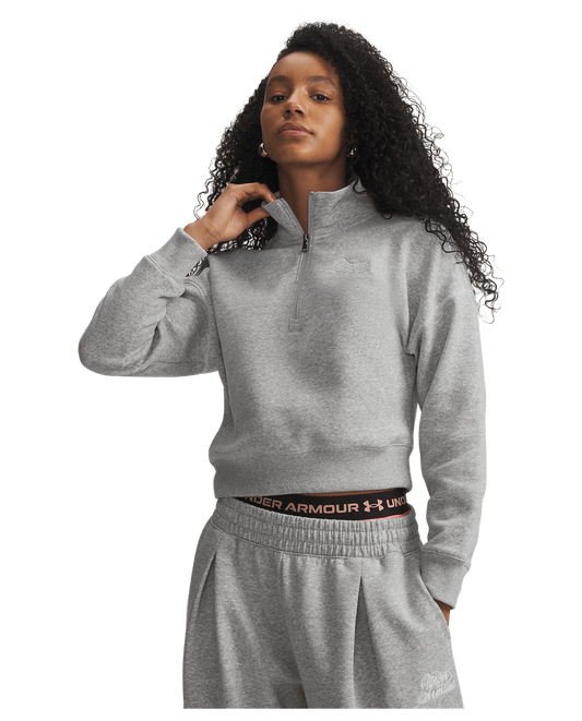 Under Armour Apparel UA Rival Fleece Script Women's ½ Zip