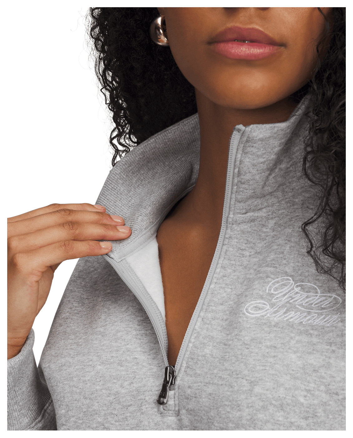 Under Armour Apparel UA Rival Fleece Script Women's ½ Zip