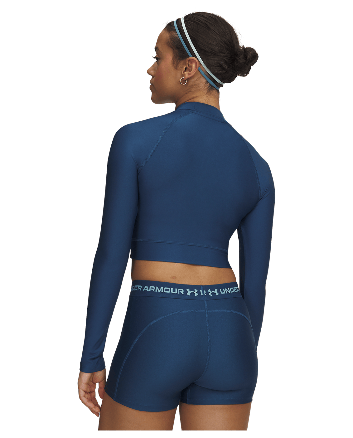 Under Armour HeatGear® Women's Crop Mock Long Sleeve