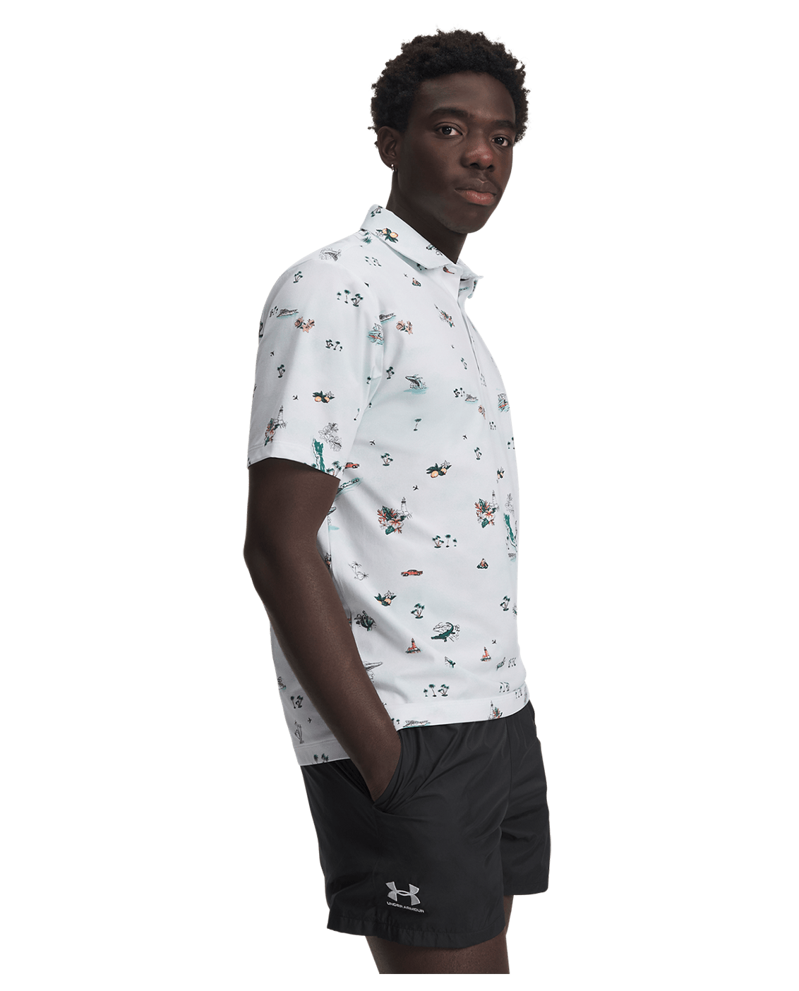 Under Armour UA ArmourDry Golf Trip Printed Men's Polo