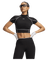 HeatGear® Elite Women's Crop Mock Short Sleeve