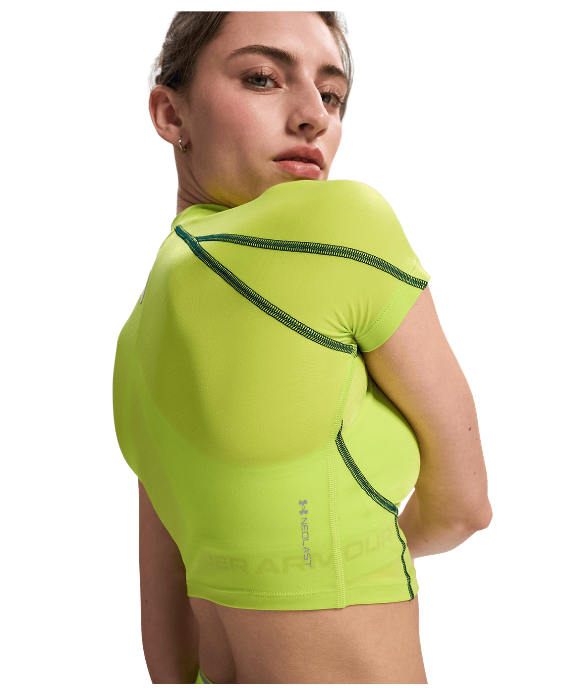 Under Armour Apparel HeatGear® Elite Women's Crop Mock Short Sleeve