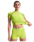 HeatGear® Elite Women's Crop Mock Short Sleeve