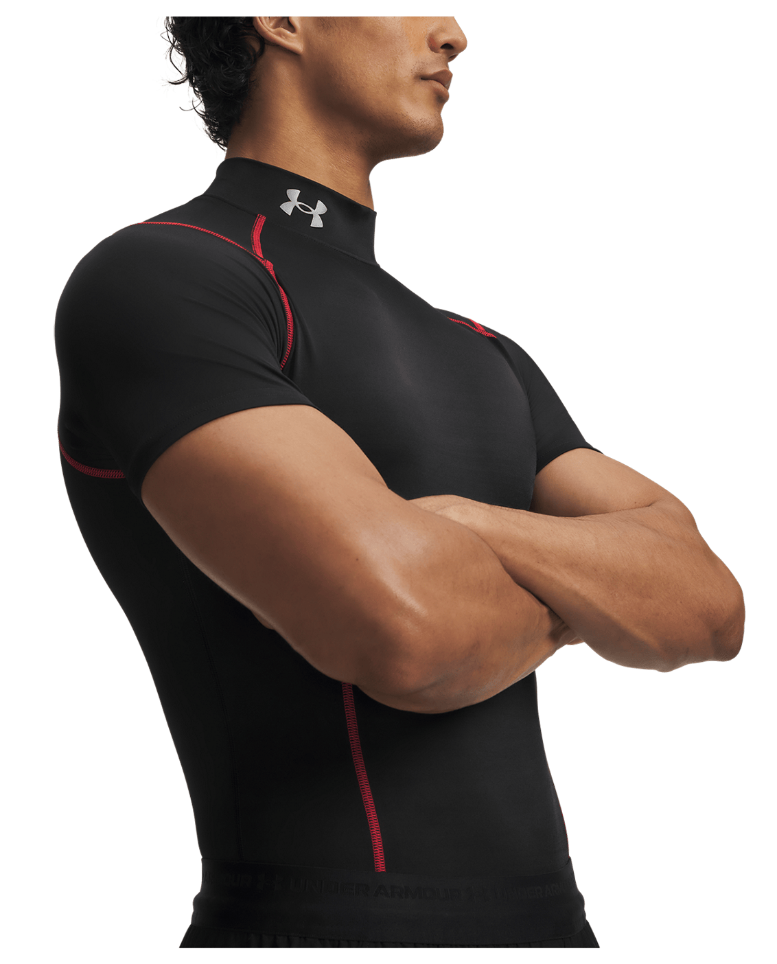 Under Armour Apparel HeatGear® Elite Men's Compression Mock Short Sleeve