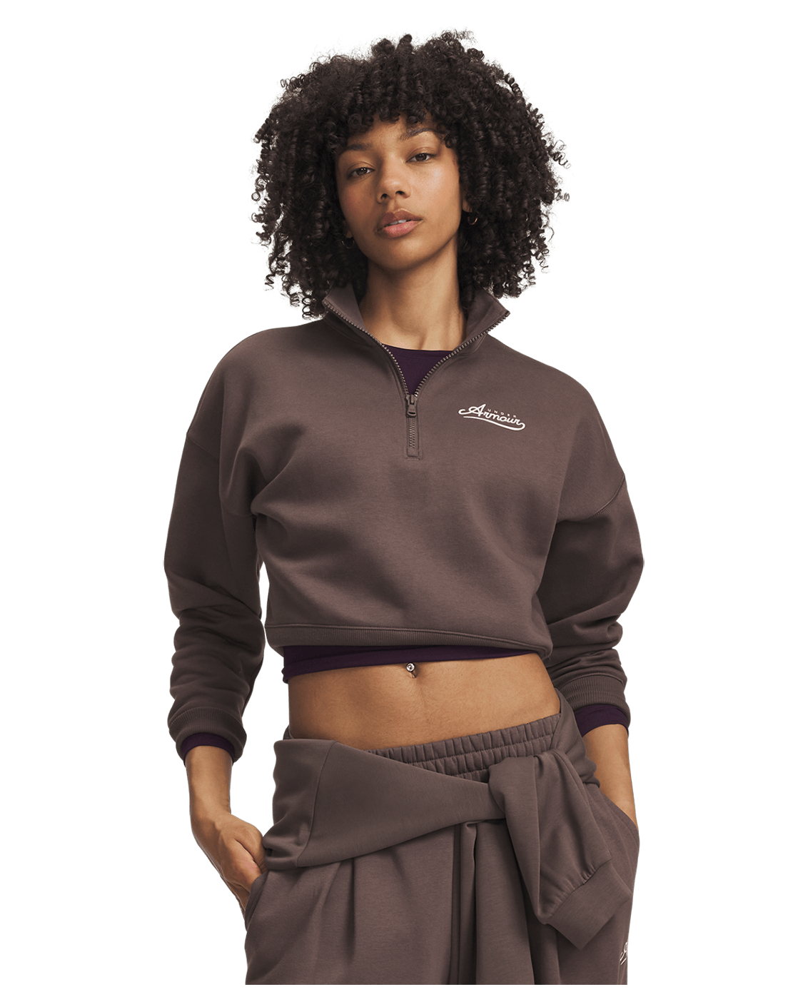Under Armour Apparel UA Rival Fleece Varsity Women's ½ Zip