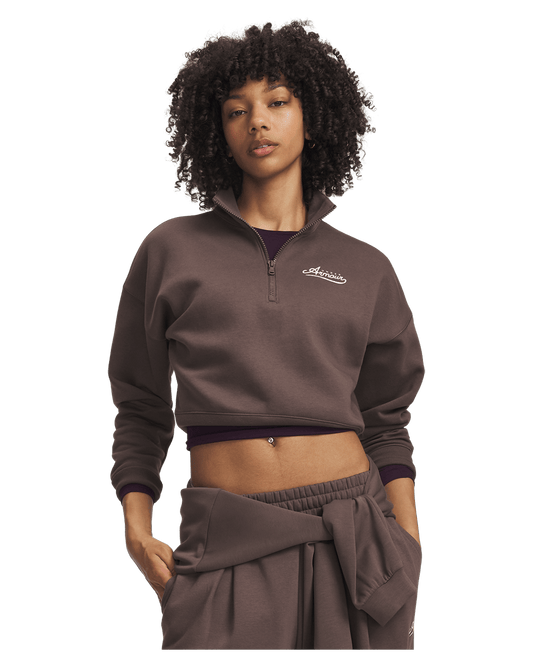 Under Armour Apparel UA Rival Fleece Varsity Women's ½ Zip