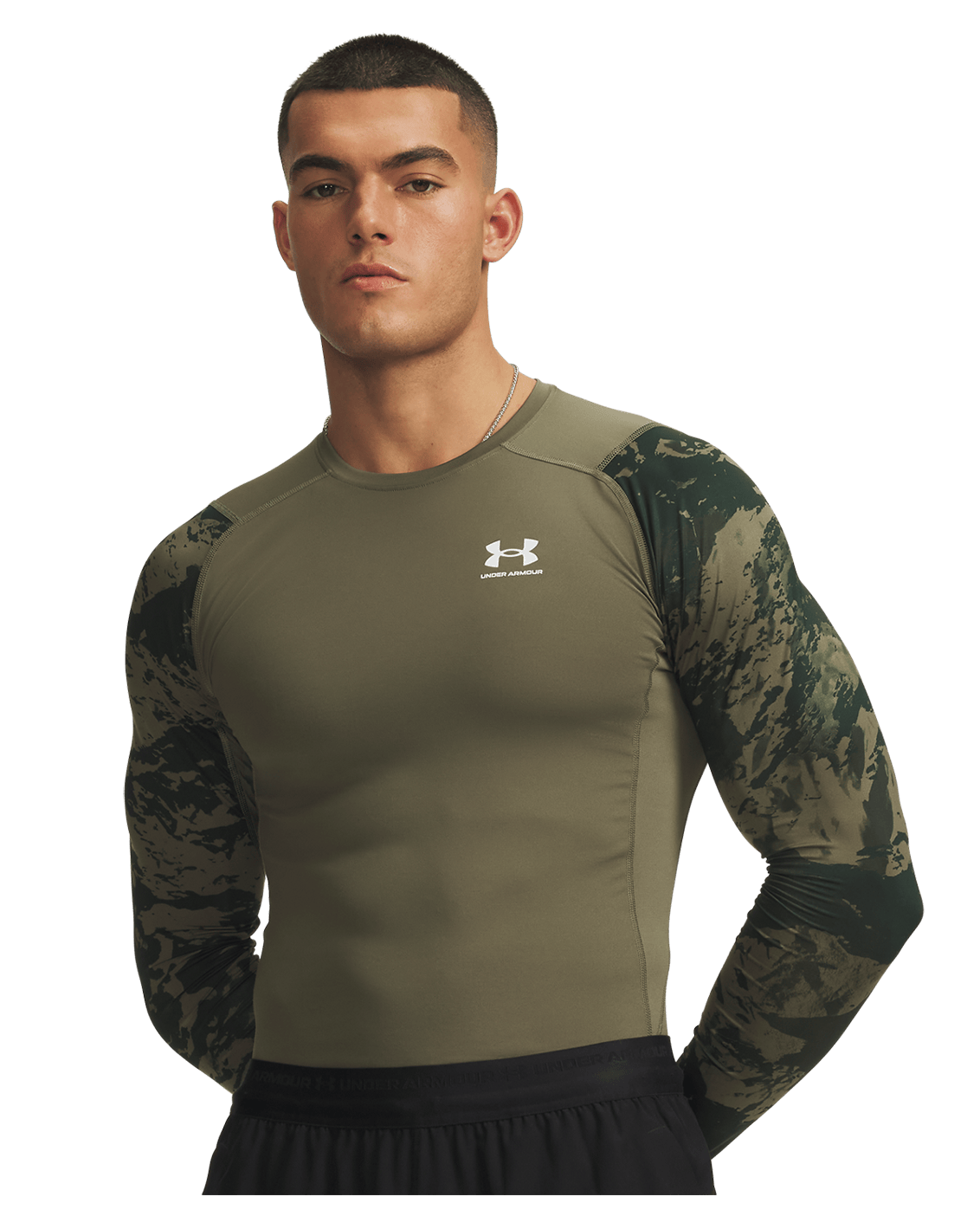 Under Armour Apparel HeatGear® Compression Colorblock Men's Long Sleeve