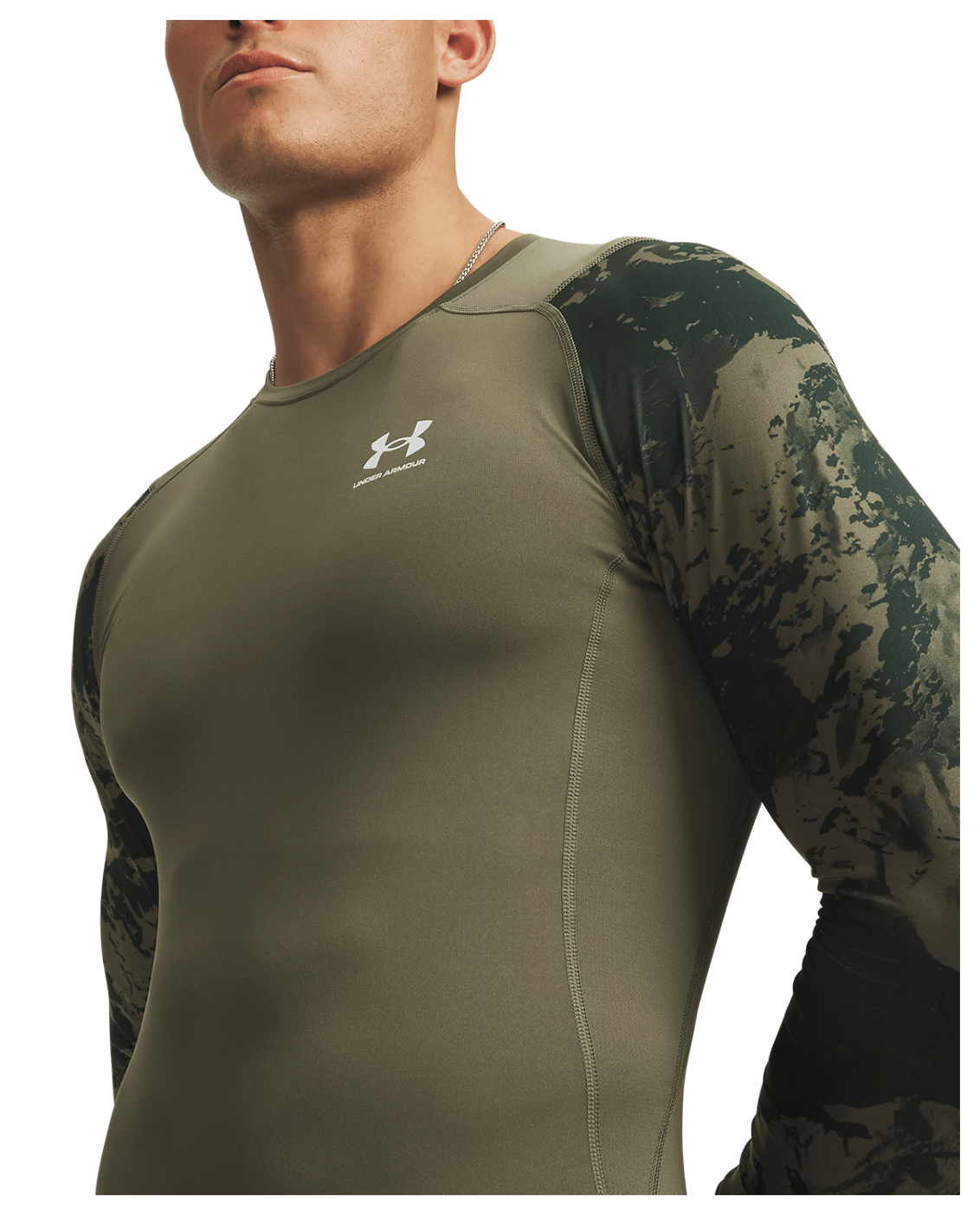 Under Armour Apparel HeatGear® Compression Colorblock Men's Long Sleeve