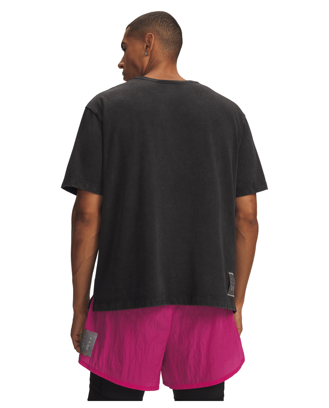 Under Armour Apparel UA Halo Run Heavyweight Wash Miles Men's Short Sleeve
