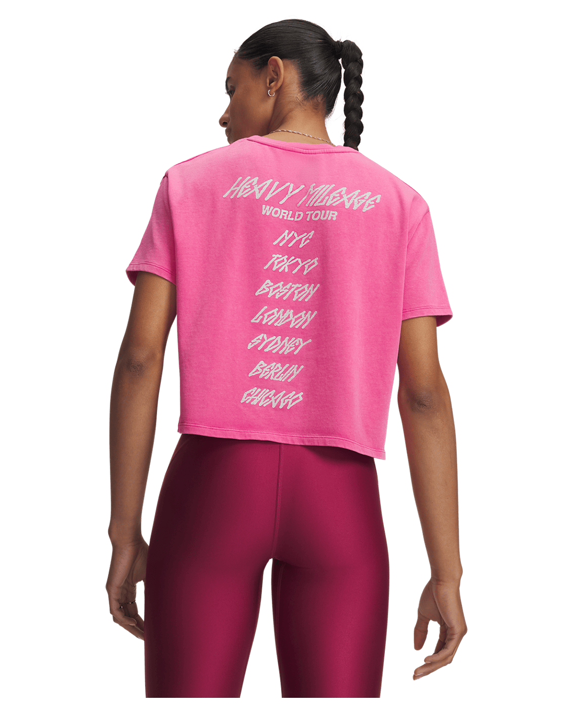 Under Armour Apparel UA Halo Run Heavyweight Wash City Women's Short Sleeve